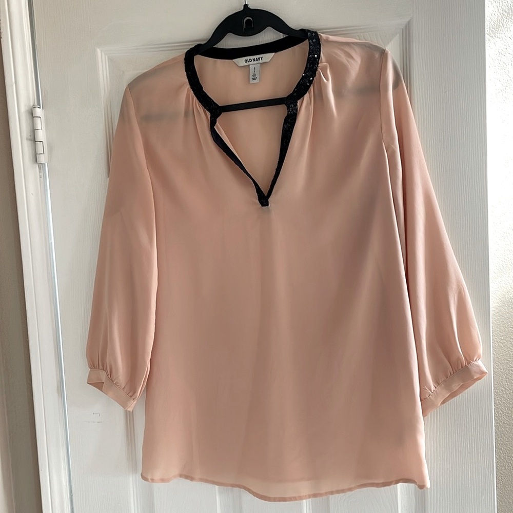 Blush Blouse - size Sm